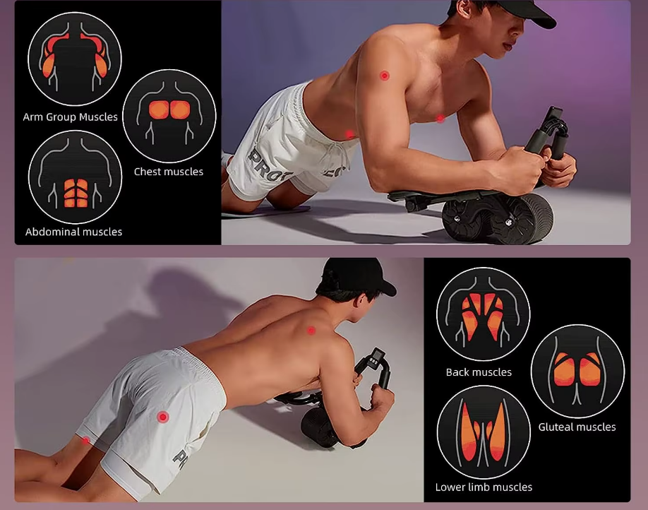 Machine à Abdominaux avec Support pour Coudes .